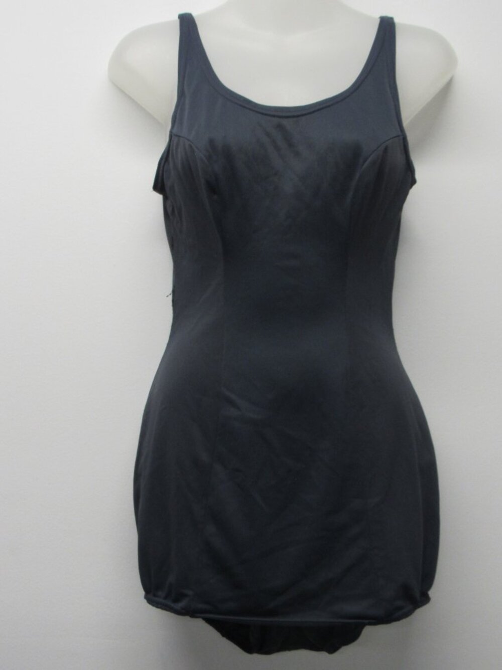 Vintage Dolfin Blue Retro Pin Up Rockabilly Swimsuit Swim Suit 34L *READ